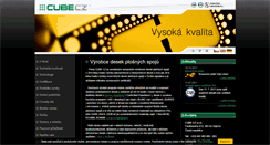 Desktop Screenshot of cube.cz