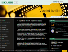 Tablet Screenshot of cube.cz